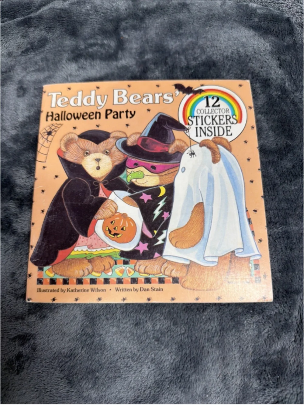 Teddy Bear’s Halloween Party Book By Dan Stain Katherine Wilson 1989 12 Stickers